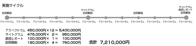 アスペクトラム+サイトグラムの実施サイクル