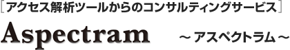 アクセス解析ツールからのコンサルティングサービス Aspectram ～アスペクトラム～