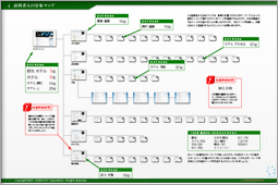 訪問者入口分布マップ