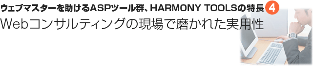 特長④Webコンサルティングの現場で磨かれた実用性